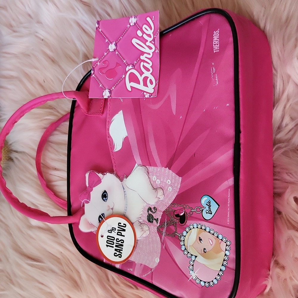 Brand New Barbie Brand Thermos Lunch Bag